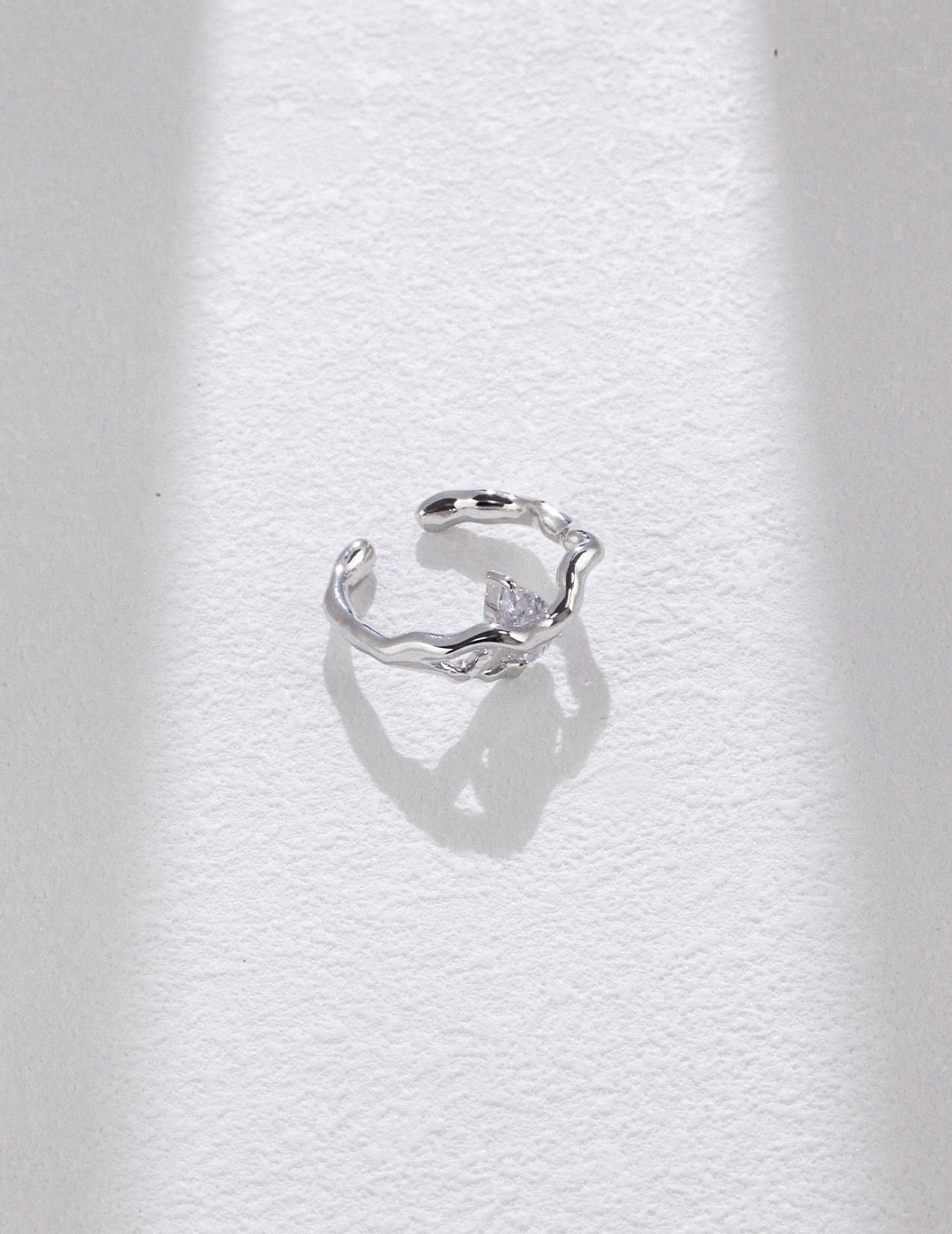 Stellar Zircon Glimmer Ring