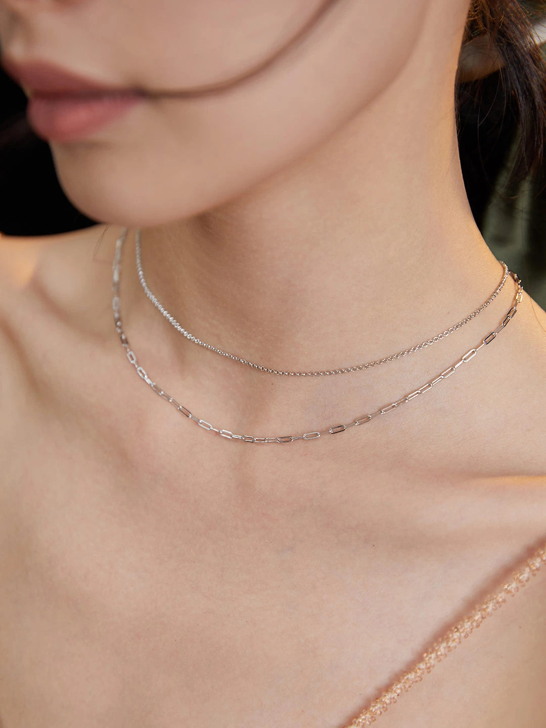 Asym Luxe Layered Chain
