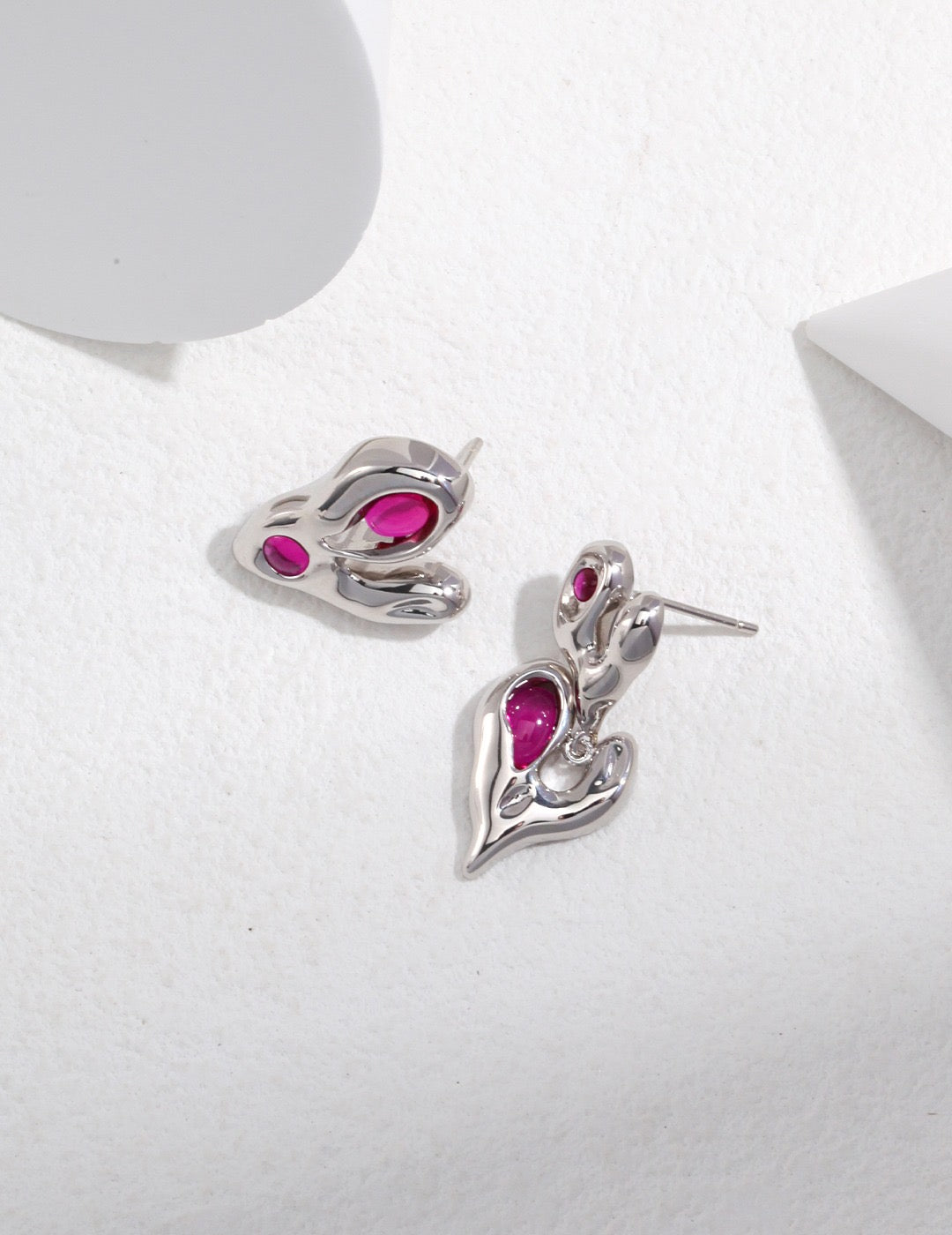 Love Roses Irregular Earrings