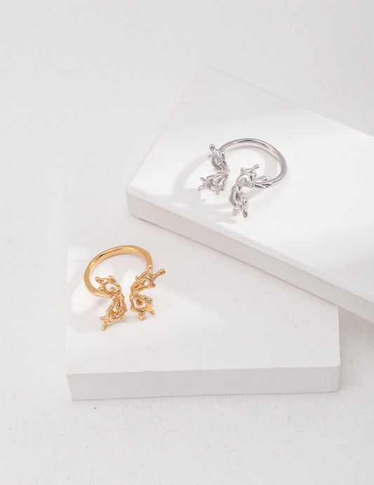 Open Butterfly Ring