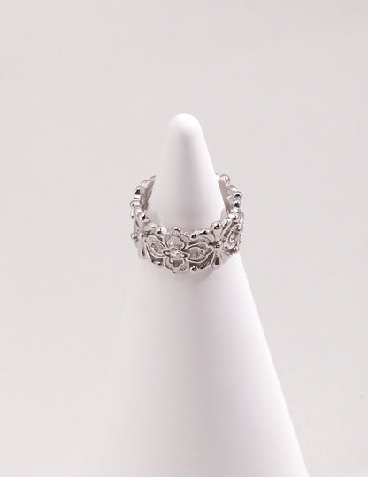 Openwork Floral Ring